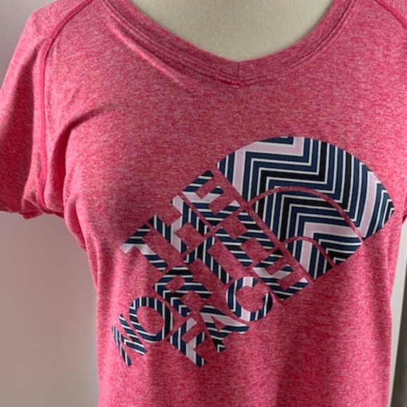 The North Face Tops - THE NORTH FACE Hot Pink Emblem Shirt